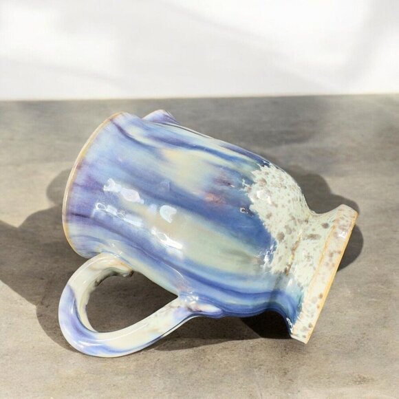 Hand Made Italian Art Pottery Small Pitcher Creamer Made In Italy Signed Vintage - Picture 3 of 16